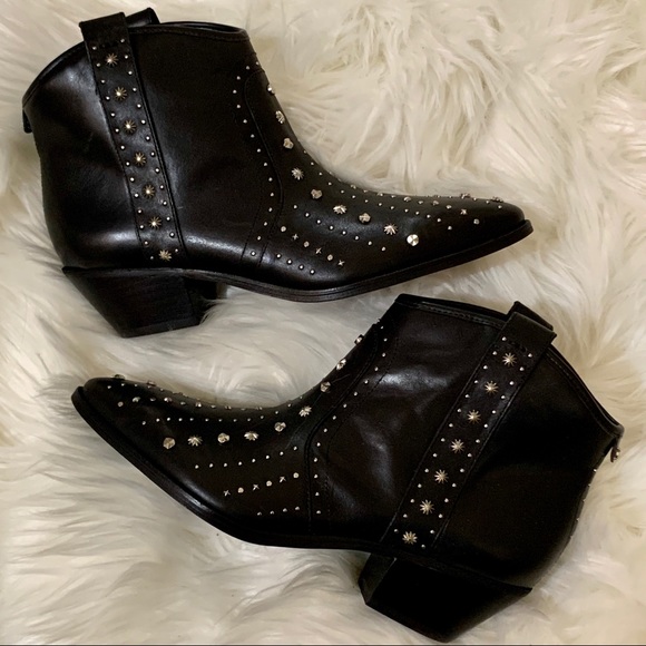 Sam Edelman Studded Leather Booties - Picture 5 of 8